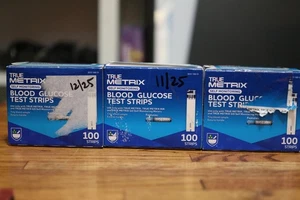 Lote de 3 - Tiras reactivas Rite Aid TrueMETRIX - 100 unidades / 300 caducidad total 30/11/25 - Imagen 1 de 3