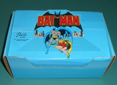 Vintage 1989 Batman Candy Display Box Blue Batman Robin Superheroes Empty P3595 - Image 1 of 4
