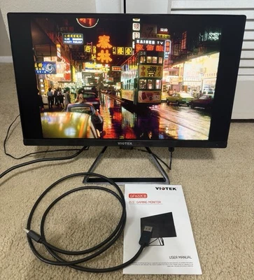 Viotek GFV22CB 22-inch 144/120Hz Ultra-Compact Gaming Monitor Used Tested - Image 1 of 4