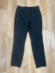 Lululemon Damenhose 4 schwarz City elegant 5 Taschen weites Bein Hose Golf Golfer - Bild 1 von 10