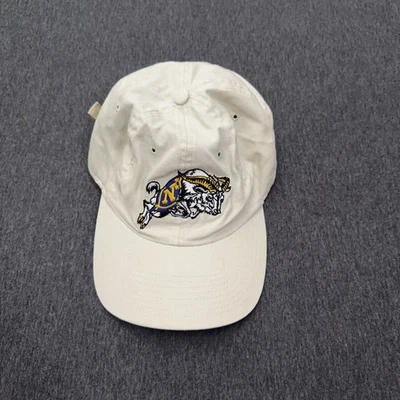 Sombrero Guardiamarina Azul Marino OSFA Beige Gemelos Empresa Logo Liso Ajustable NCAA Foto 1 de 4