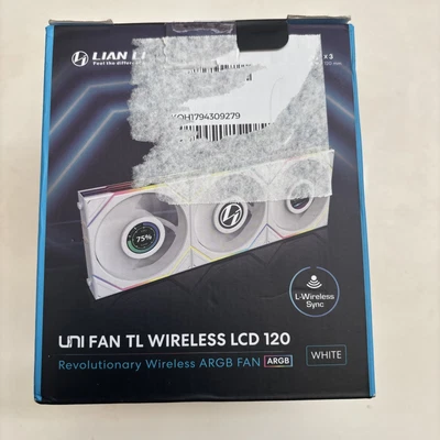 Lian Li UNI Fan REVERSE BLADE TL LCD 120 Wireless - Seamless Wireless Control - Image 1 of 2