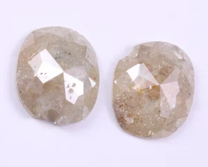 1.60 CT Salt And Pepper Diamond Loose Oval Shape Diamond Fancy Natural Diamond - Picture 1 of 7