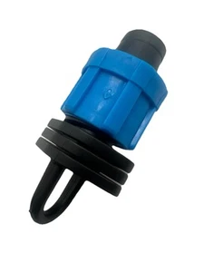 Drip Irrigation 5/8" Tape End Cap Plug with Loop for Anchoring Lot of 10 - Picture 1 of 3