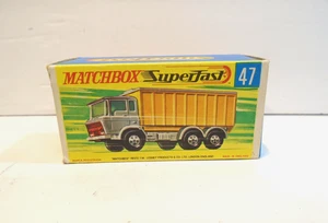 Matchbox Superfast 47 Tipper Container Truck Box - Vintage 1970 Lesney England - Picture 1 of 6