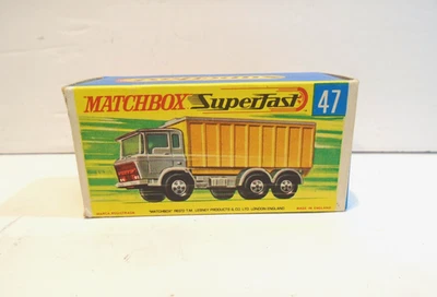 Matchbox Superfast 47 Tipper Container Truck Box - Vintage 1970 Lesney England - Image 1 of 4