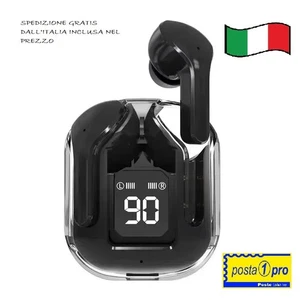 Auricolari Bluetooth Wireless T2 HIFI con display digitale- VERSIONE NERO - Foto 1 di 6