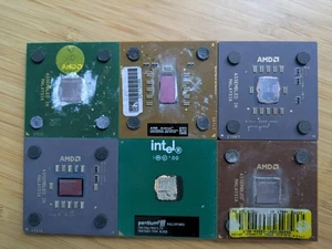 Collection Of Six Socket 370 / Socket 462 CPUs - Bild 1 von 4