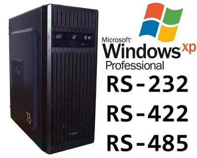 New Custom Windows XP Industrial Workstation PC 6x Serial Port rs232 rs422 rs485 - Image 1 of 4