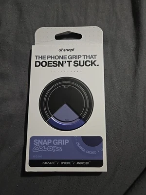 OhSnap Snap Magnetic Phone Grip & Stand magsafe Ultra-Thin crushed Orchid - Image 1 of 2