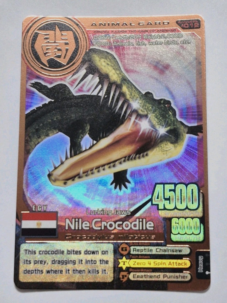 Brand New (Unused) Animal Kaiser Plus Ver 1 Bronze Card - Nile
