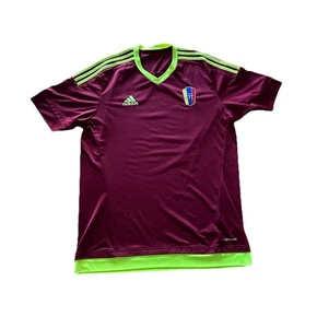 Venezuela Adidas Soccer Jersey Mens L Red Vinotinto FVF Home 2015-2016 Kit A101 - Picture 1 of 9