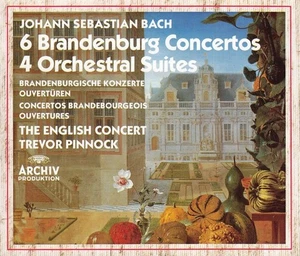 3 CD Johann Sebastian Bach-6 Brandenburg Concertos / 4 Orchestral Suites Eu 1988 - Picture 1 of 2