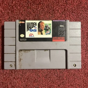 Madden NFL 95 (Super Nintendo Entertainment System, 1994) - Picture 1 of 2