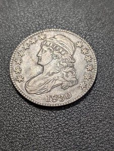 1830 Capped Bust Half Dollar - AU/Cleaned? - Crazy Nice Details! - Ships Free! - Picture 1 of 2
