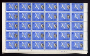 ASCENSION 1963 BIRDS WHITE TERN 2d MINT SHEET 60 stamps - Picture 1 of 1