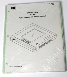 KODAK DATASHOW 480 PROJECTION PAD SERVICE DATA - Picture 1 of 1