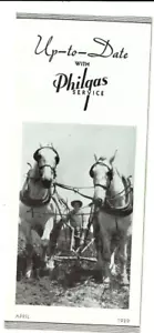 Aktuell mit Philgas Service April 1939 Newsletter Pferde Visiguide Rezepte - Bild 1 von 6