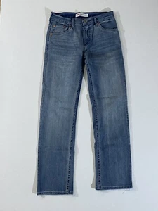 Levis 514 Jeans Boys Straight Stretch Med Wash Denim size 16 reg 28x28 - Picture 1 of 5
