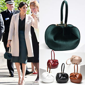 Meghan Markle Royal Wedding Clasp Tote Clutch Handbag Genuine Leather Choose One