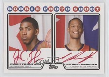 2008-09 Topps Red Ink Jason Thompson Anthony Randolph #RPD-TR Rookie Auto RC