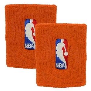 Basketball NBA Logo Wristbands - Multiple Colors Blue Red Orange White Maroon - Picture 1 of 24