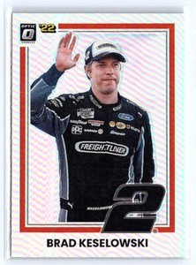 BRAD KESELOWSKI 2022 DONRUSS OPTIC RACING '81 RETRO DESIGN #73  SILVER PRIZM
