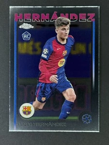 2024-25 Topps Chrome UEFA Club Competitions #52 Unai Hernandez RC - Picture 1 of 2