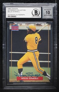1996 MLB Players Alumni Legends Collection Willie Stargell Auto HOF
