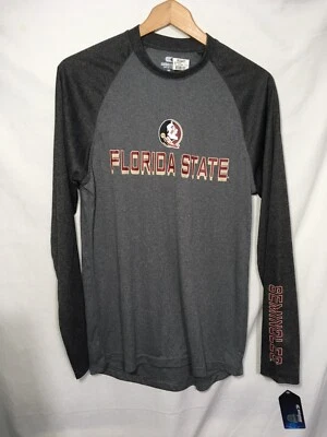 Florida State Seminoles Men's Medium Gray Long Sleeve Shirt College Football NEW - Image 1 of 4