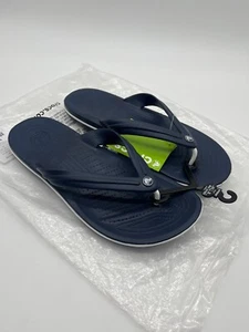 Crocs Crocband Flip Flops marineblau Herren in UK 11/12 BRANDNEU - Bild 1 von 6