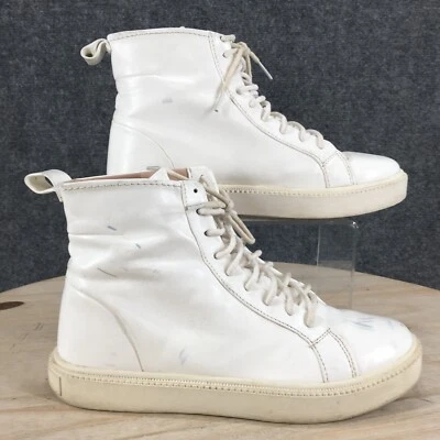 Botas Zara Trafaluc Mujer 39 Tobillo Chukka Con Cordones 1679 Cuero Blanco Punta Redonda Foto 1 de 4