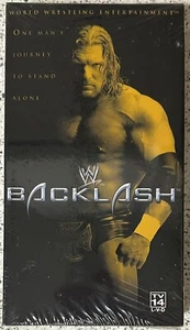 WWE WWF Backlash 2002 Triple H Vs Hogan in Shrink Austin New Wrestling VHS Tape - Picture 1 of 6