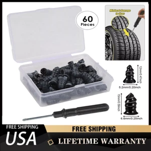 60pcs Tire Repair Kit DIY Flat Tire Repair Car Truck Motorcycle Home Plug Patch- - Bild 1 von 8