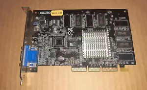 Vintage AGP Graphics Card NVIDIA GeForce 2 MX200 32MB - Picture 1 of 6