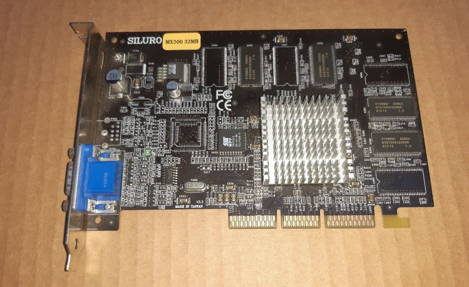 Vintage AGP Graphics Card NVIDIA GeForce 2 MX200 32MB - Image 1 of 4