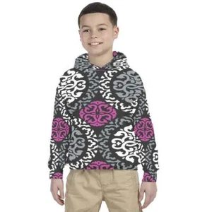 Kids Hoodie Paisley Art Design 7434105419475 Hoodie Unisex For Children - Picture 1 of 4