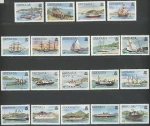 1980 Grenade - Stanley Gibbons n° 931-49 - Série ordinaire - Navires - 19 vale - Photo 1/1