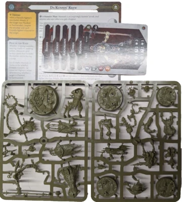 Da Kunnin' Krew Warband; Warhammer Underworlds Embergard, Orruk, AOS - Image 1 of 3