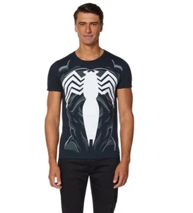 Marvel Short Sleeve Cotton Venom Costume T-Shirt - Black, Medium #5730 - Picture 1 of 5