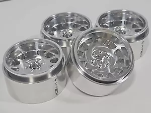 4PCS Aluminum 2.1 inch Beadlock Wheel Rims & Wheels Cap for 1/10 RC Crawler car - Picture 1 of 11