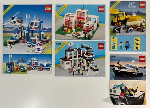 5 Vintage LEGO Instruction Manuals (6380, 6386, 6387, 4010, 6481) Circa 1980's - Picture 1 of 7