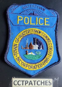 WATERTOWN, CONNECTICUT POLICE SCHULTERAUFNÄHER CT - Bild 1 von 2