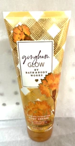 BATH & BODY WORKS GINGHAM GLOW ULTRA HYDRATION BODY CREAM 8 oz NEW - Picture 1 of 3