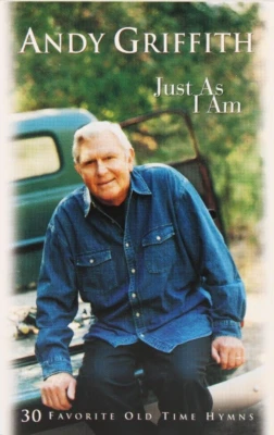 ANDY GRIFFITH JUST AS I AM 30 FAVORITE OLD TIME HYMNS CASSETTE TAPE VINTAGE 1997 - Image 1 of 4