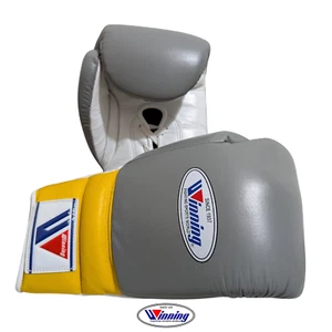 Winning Boxing Gloves MS Lace Up Type Pro Gloves Training/Fighting Gloves 16oz - Picture 1 of 5