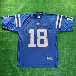 Reebok On Field Payton Manning #18 Indianapolis Colts Football Jersey Size Large - Picture 1 of 10