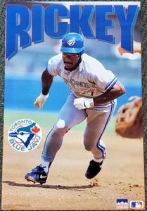 RICKEY HENDERSON Toronto Blue Jays 1993 Vintage Original MLB Action 22x34 POSTER - Picture 1 of 2