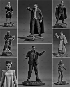 1/24 Universal Classic Monster Unpainted Unassembled Resin Model Garage Kits GK