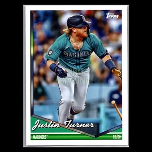 2024 Topps Archives - #269 Justin Turner - Seattle Mariners - Picture 1 of 2